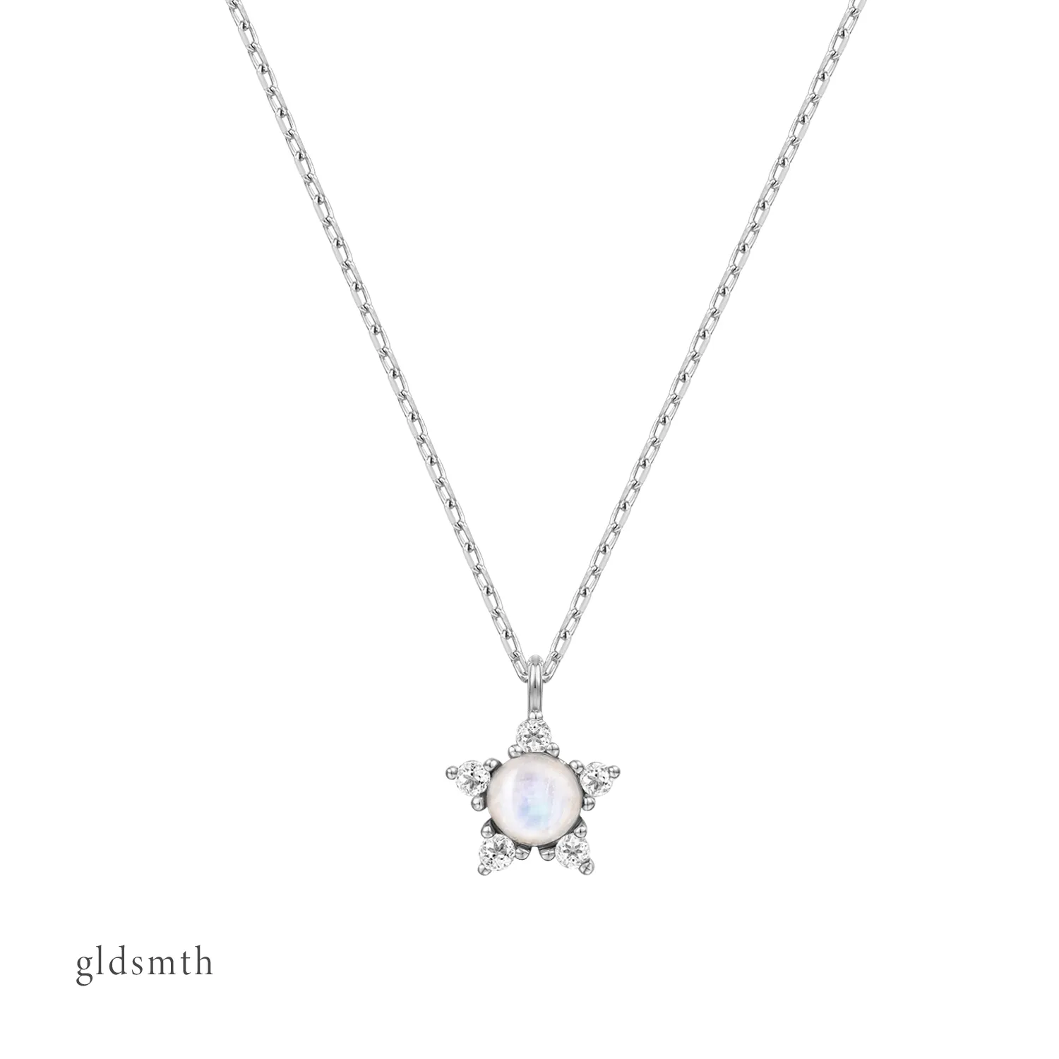 14k White Gold Estelle Necklace