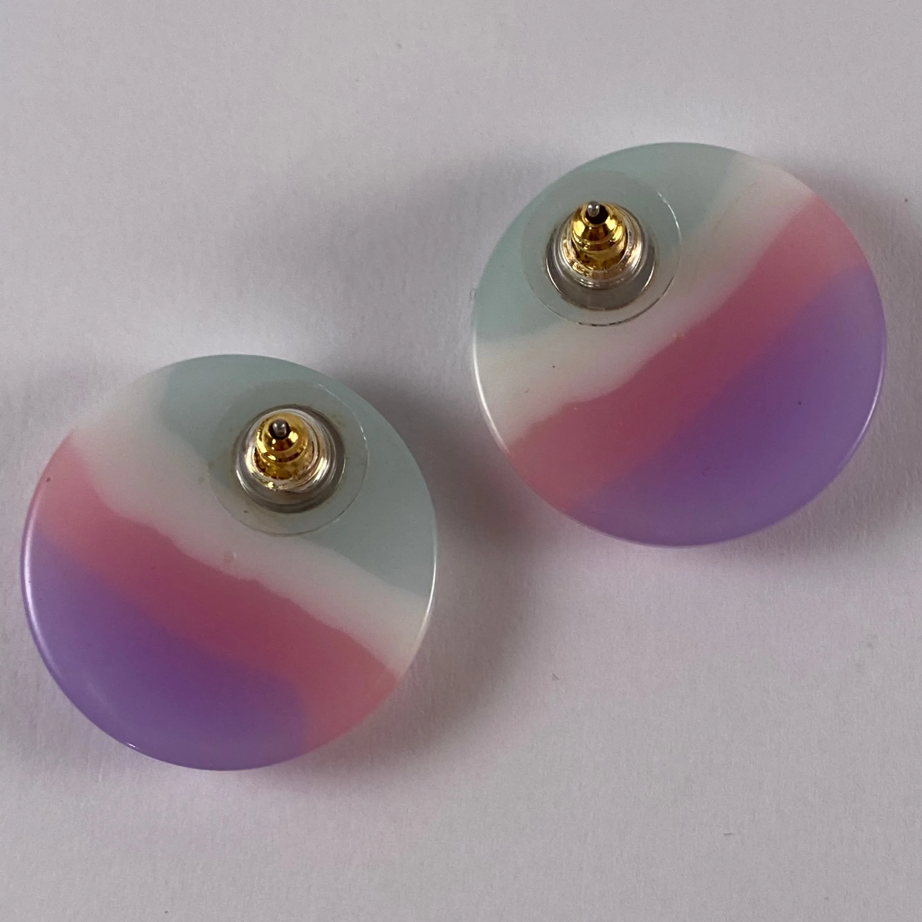 1988 Avon Pastel Parfait Earrings (Pierced)