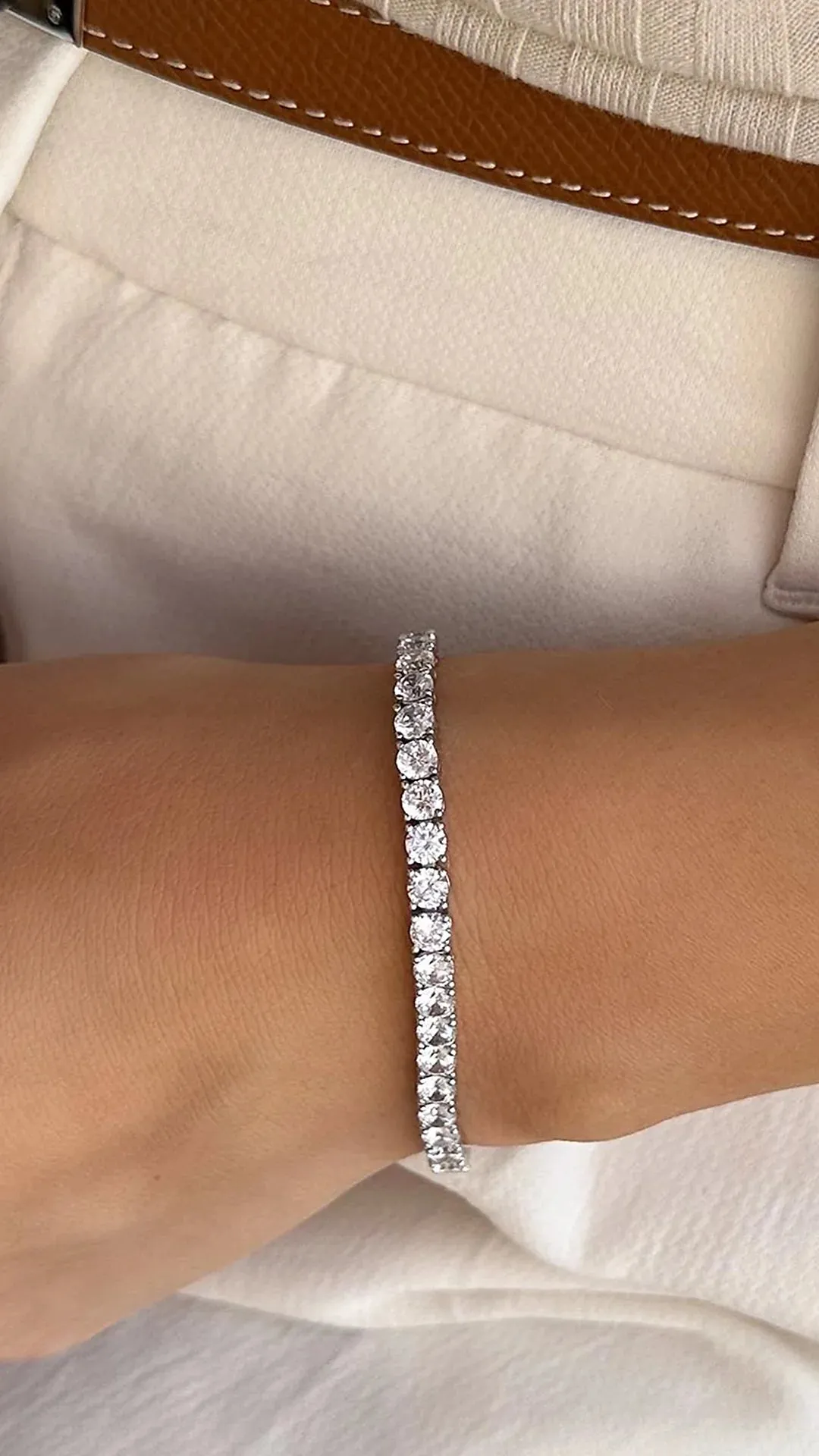 5mm Tennis Bracelet Silver