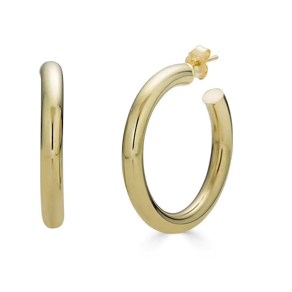 60mm Gold Hoop Earrings