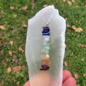 7 Chakra Crystal Necklace w/ Healing Stones for Chakra Alignment