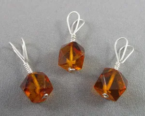 Amber Pendant (925 Sterling Silver) Z001