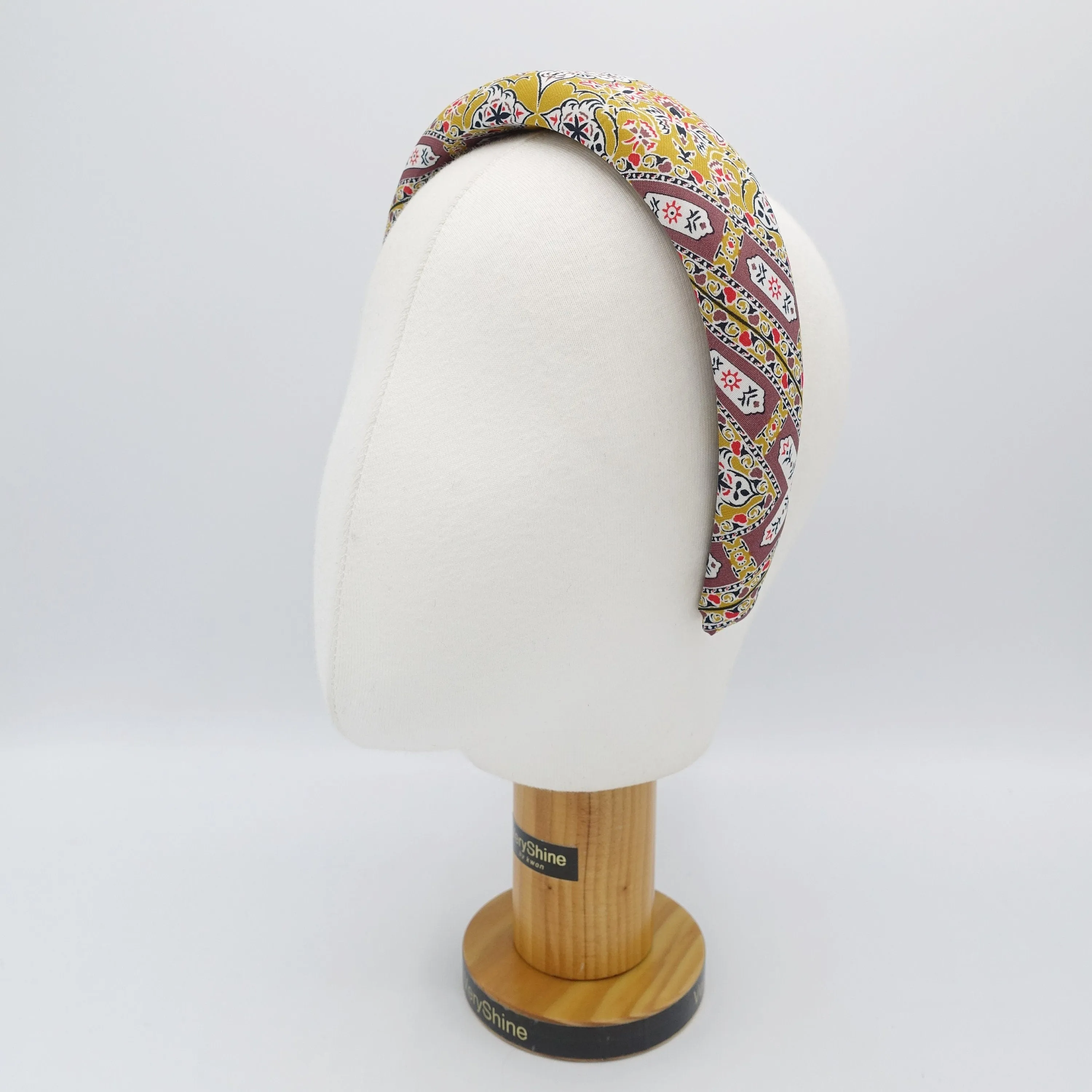 antique floral pattern headband