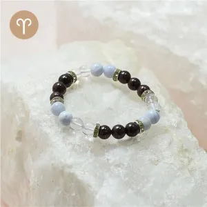 Aries Zodiac Crystal Bracelet