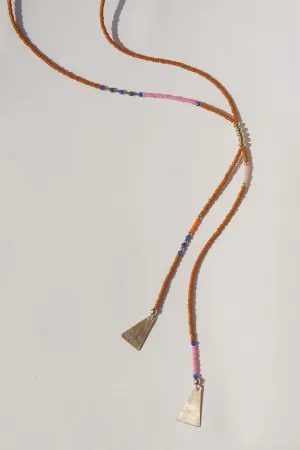 Beaded Bolo with Lapis