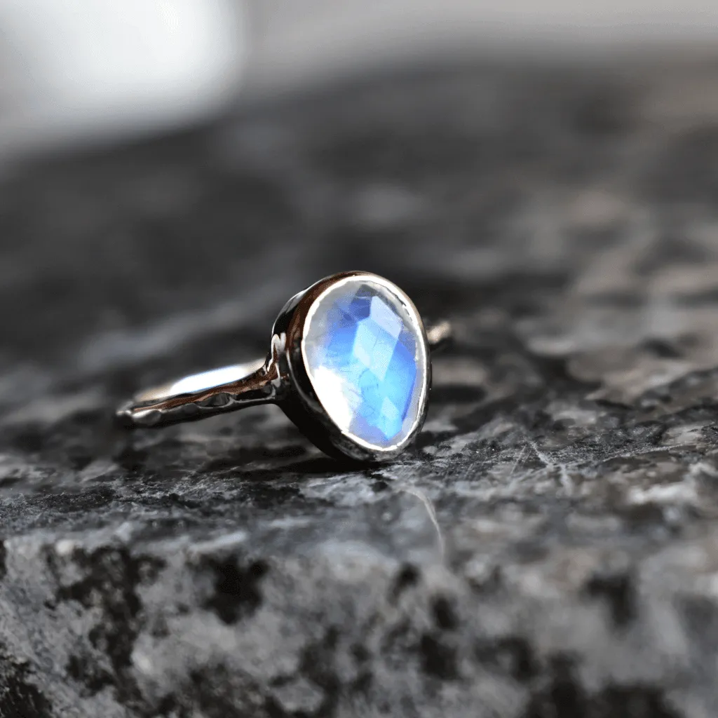 Boho Moon Dance - Moonstone Ring