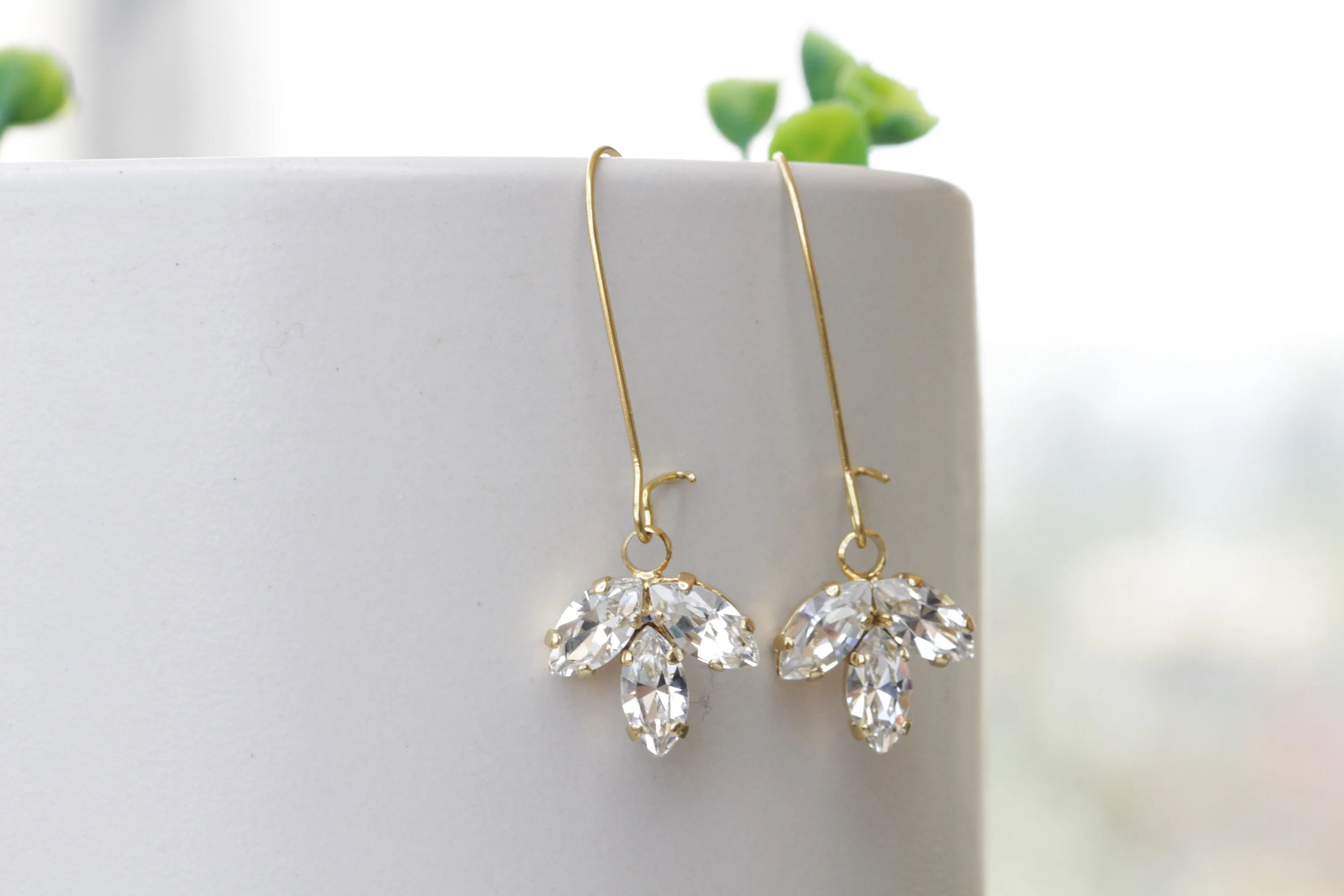 BRIDESMAID CRYSTAL EARRINGS