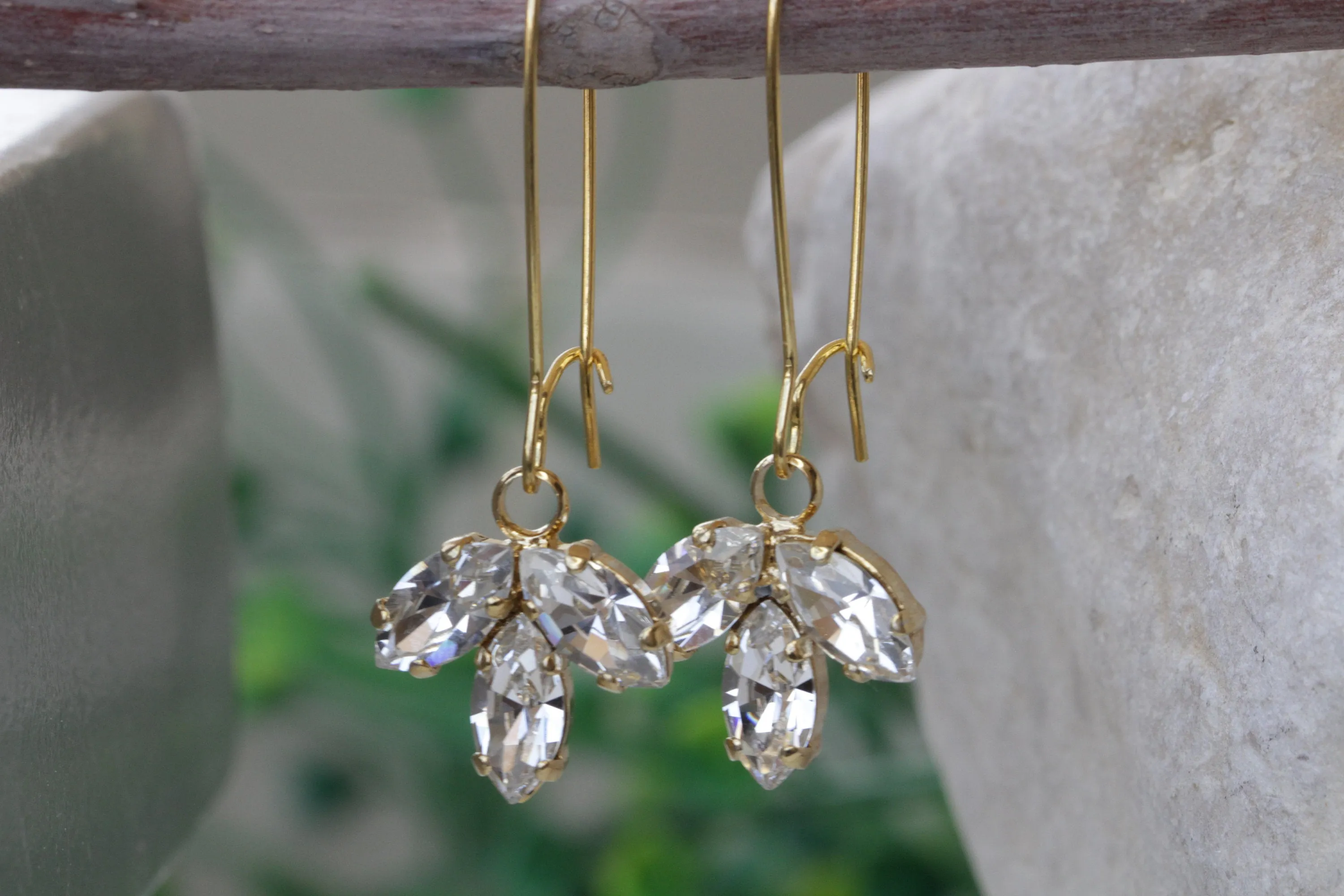 BRIDESMAID CRYSTAL EARRINGS