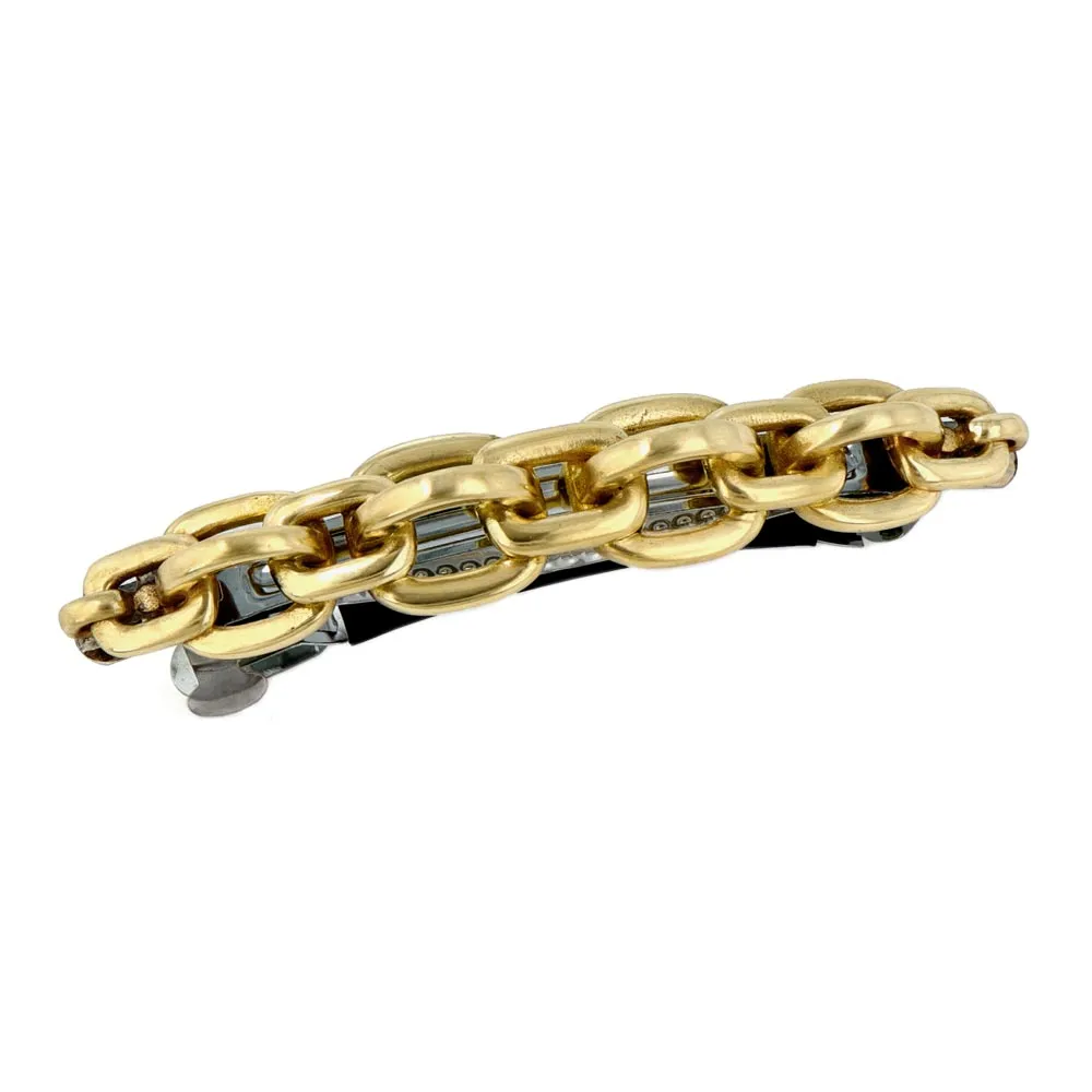 Chain Brass Barrette