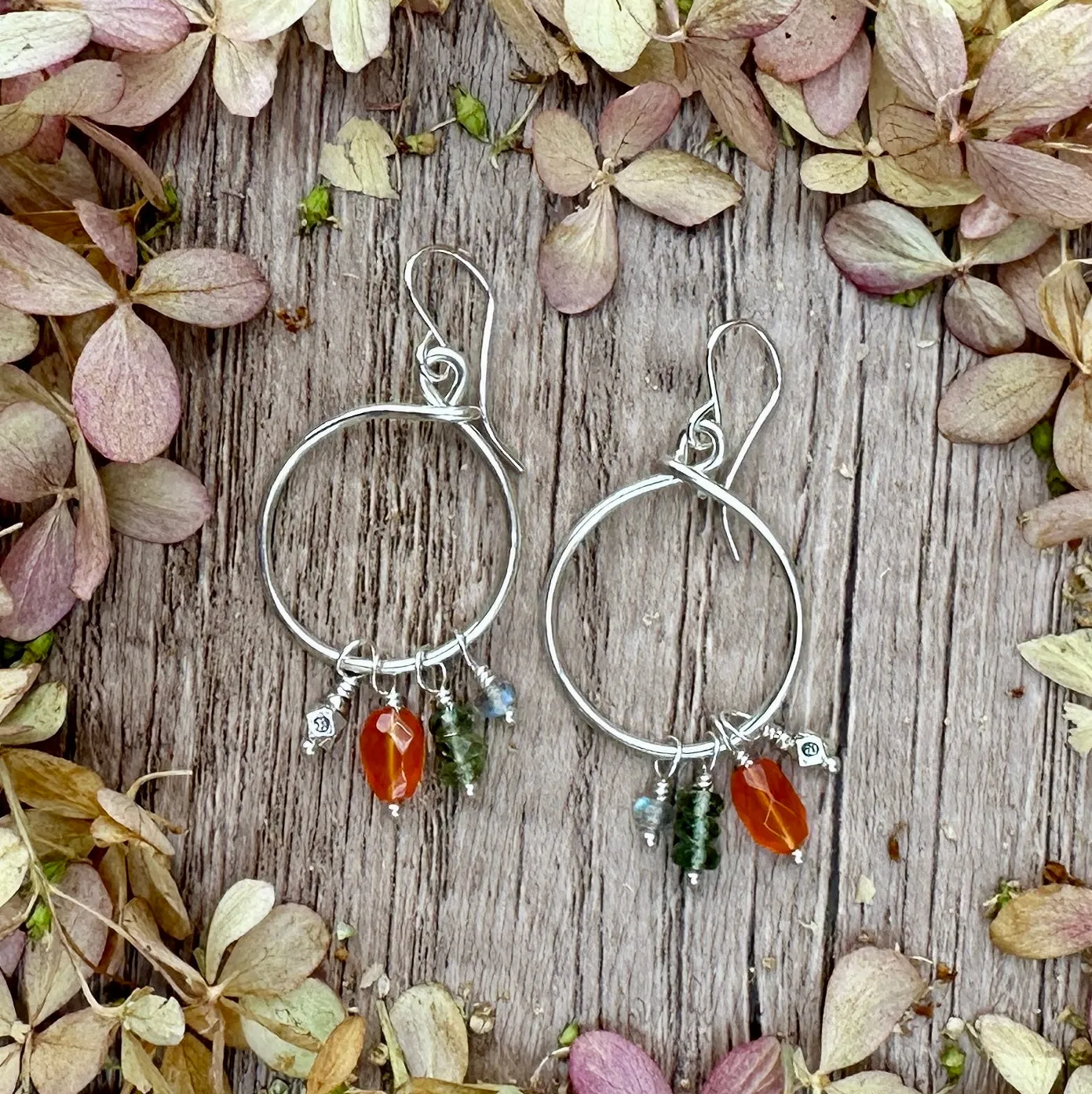 Colorful Stirrup Earrings