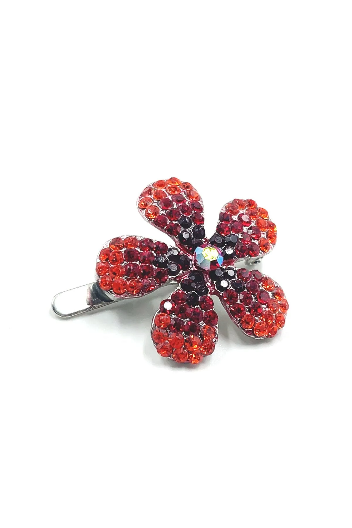 Crystal Daisy Magnetic Barrette