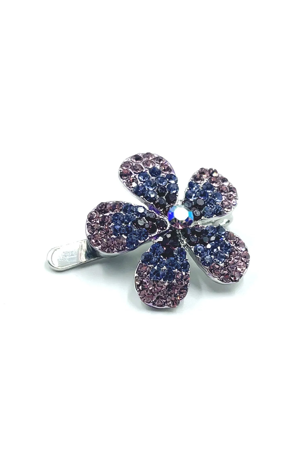 Crystal Daisy Magnetic Barrette