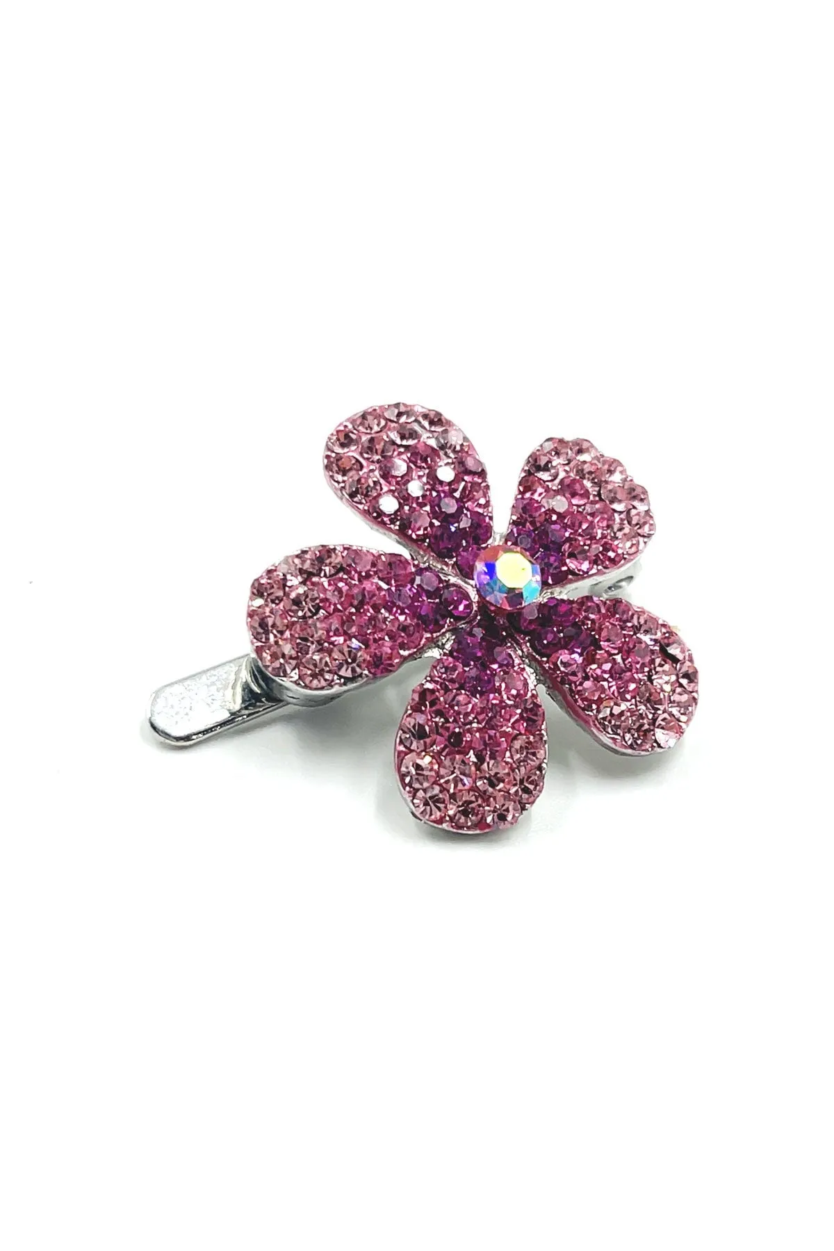 Crystal Daisy Magnetic Barrette