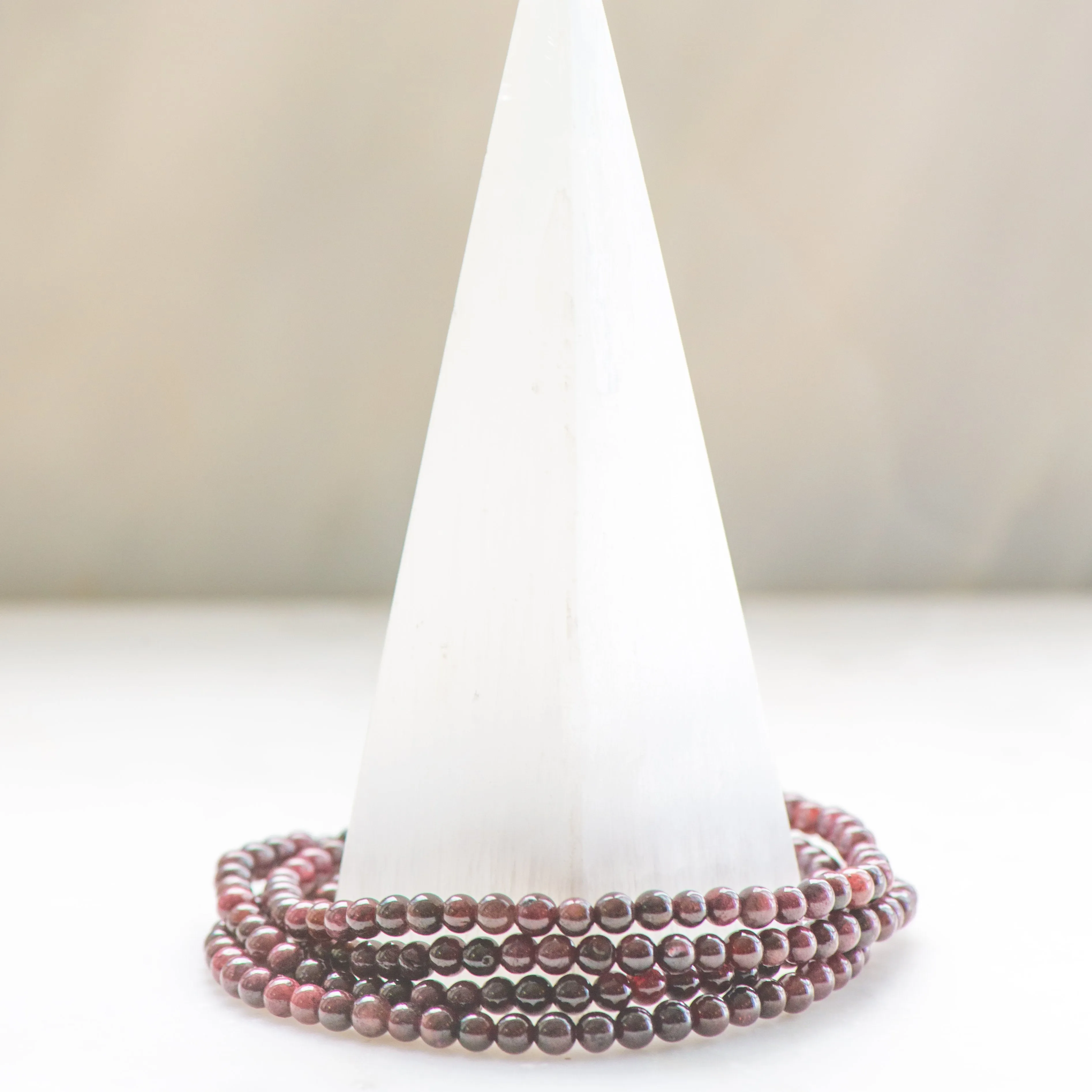 Dainty Almandine Garnet Bracelet