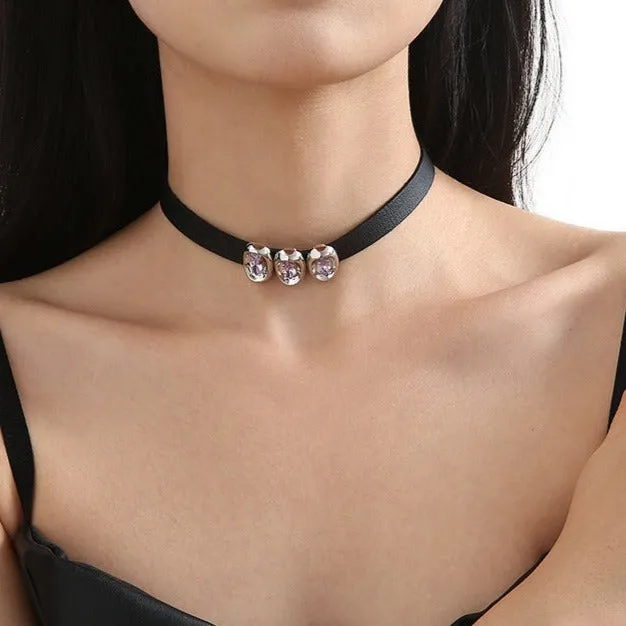 Dark Wind Zircon Choker