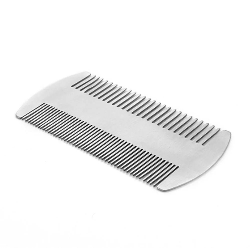 Double-Sided Stainless Steel Beard Comb