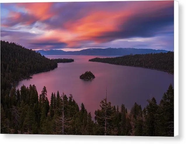 Emerald Bay Loves You By Brad Scott - Canvas Print