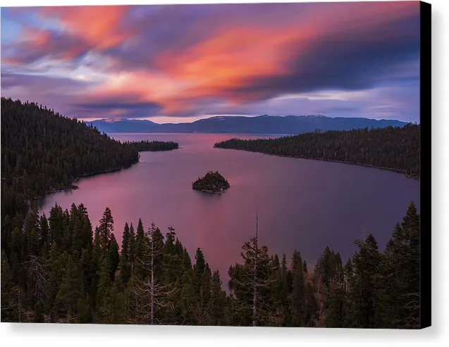 Emerald Bay Loves You By Brad Scott - Canvas Print