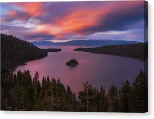 Emerald Bay Loves You By Brad Scott - Canvas Print