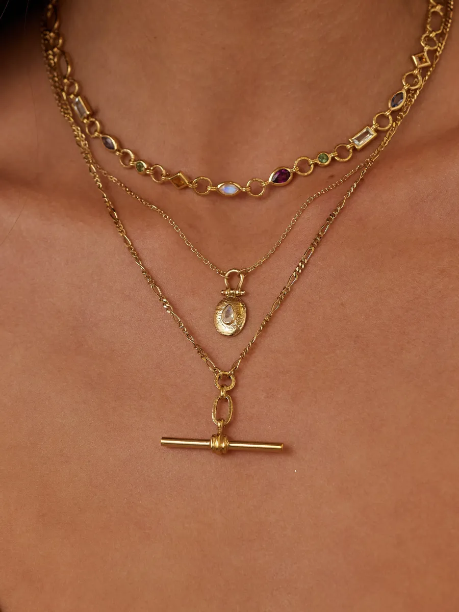 Esme Moonstone Gold Necklace