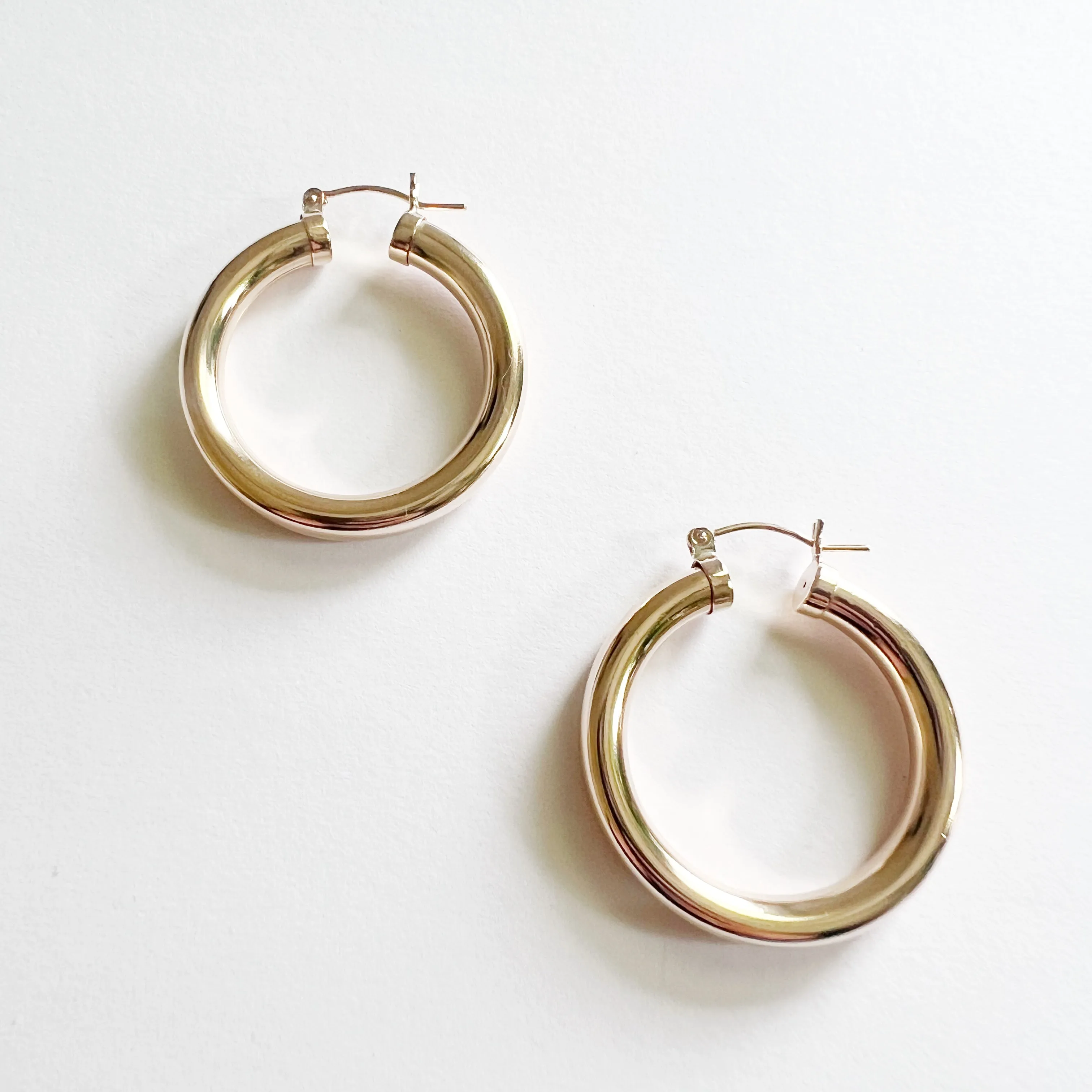 Extra Chunky Hoop Earrings - Choose Your Metal