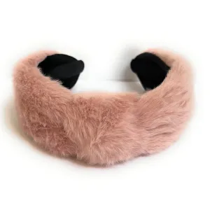 Faux Fur Knot Headband