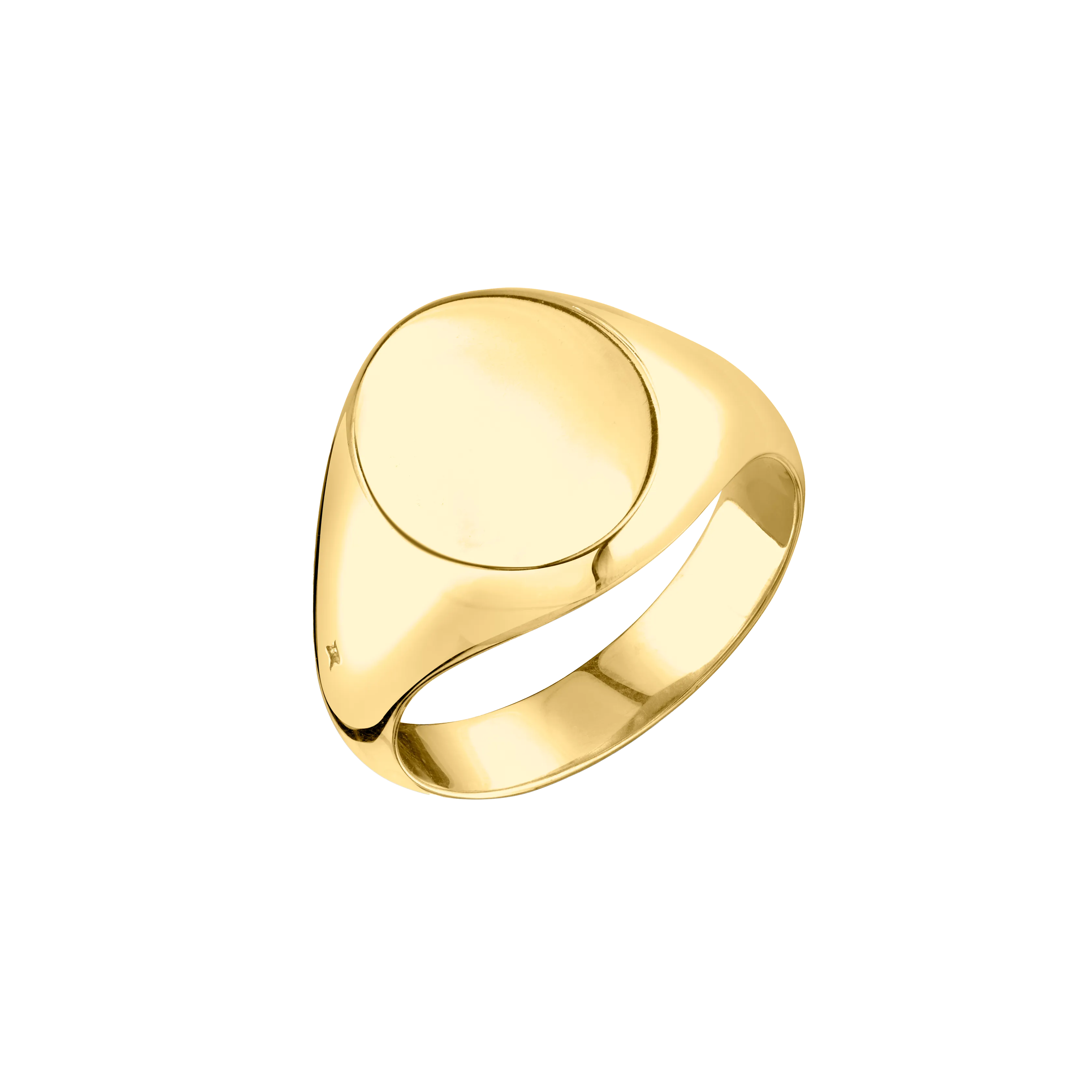 Fine Large Disc Signet Ring