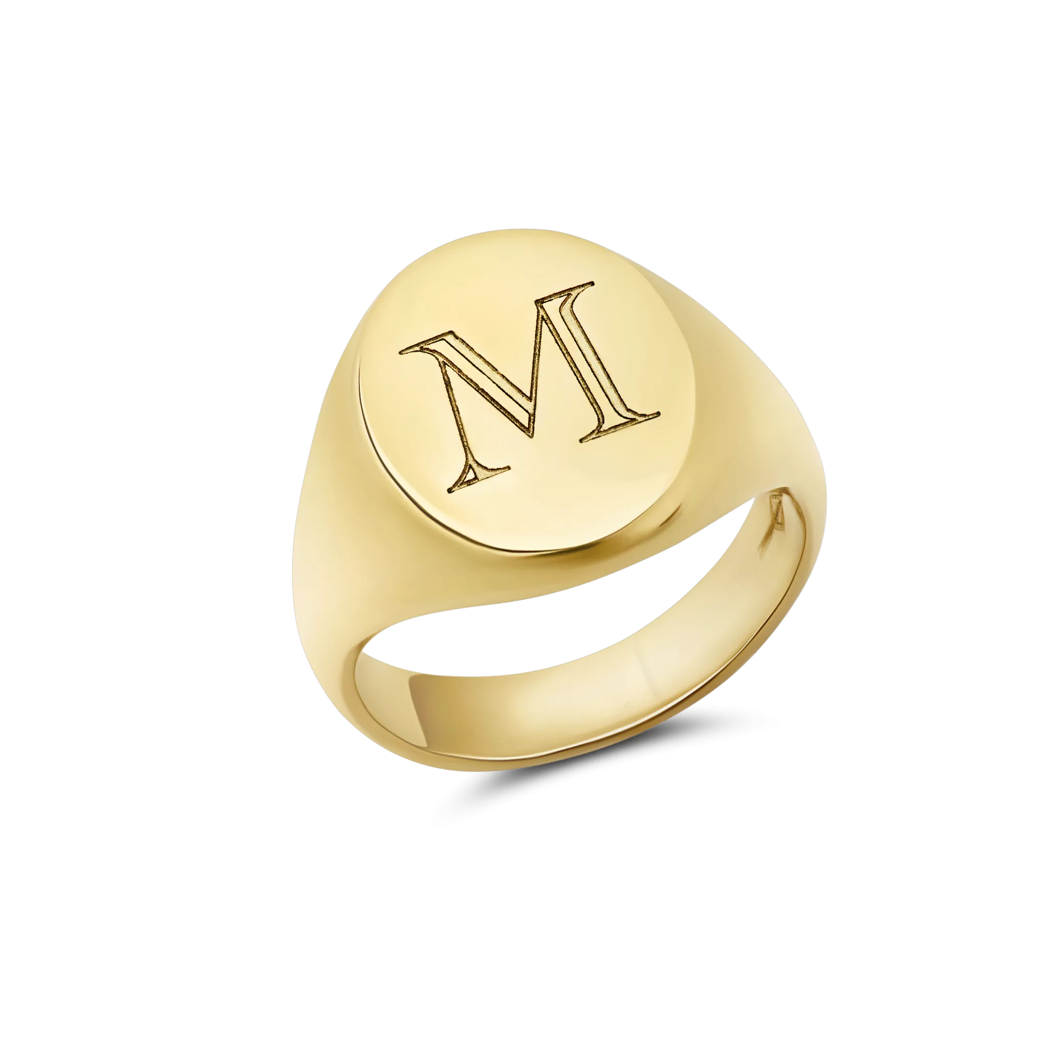 Fine Large Disc Signet Ring