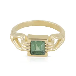 Freya Apatite Gold Ring