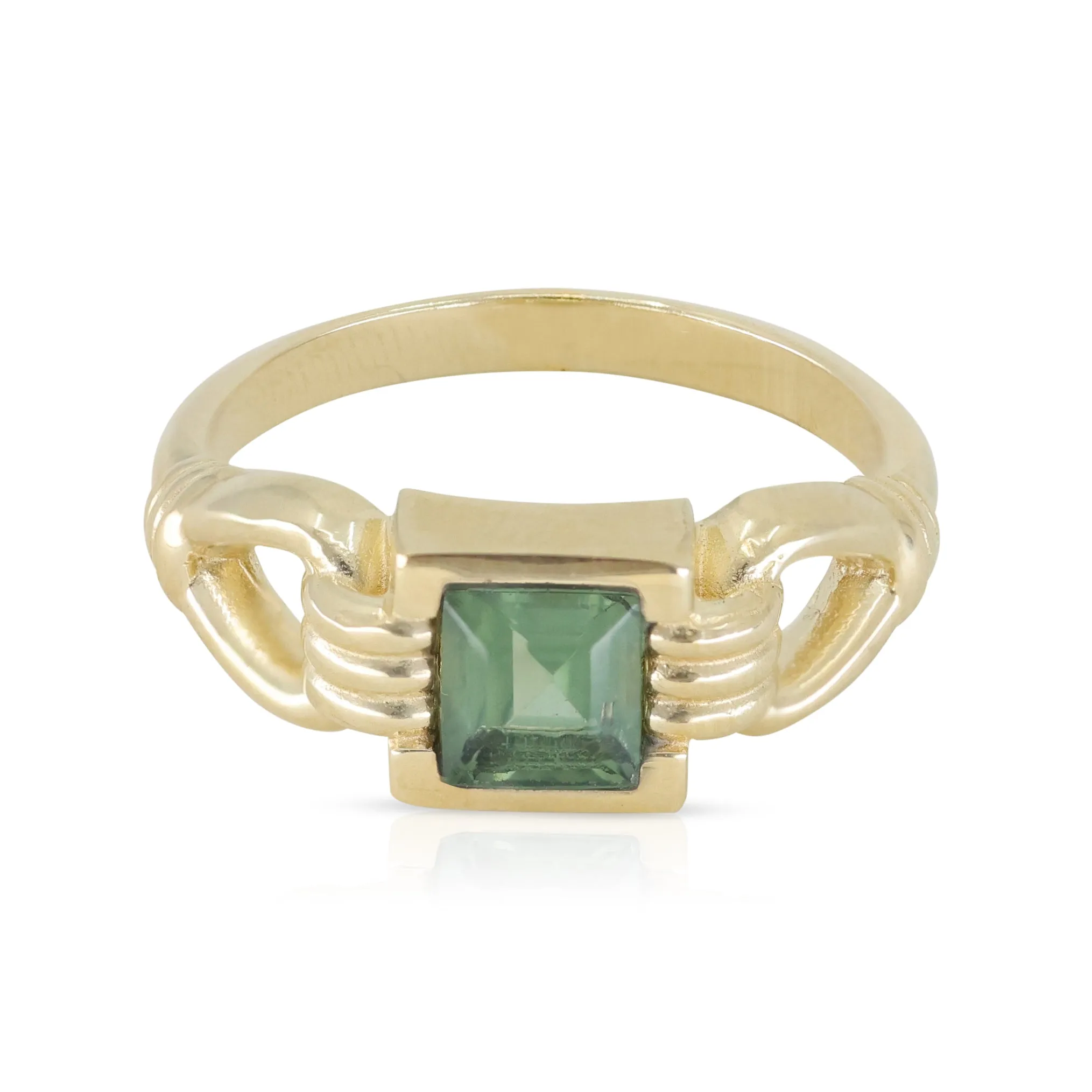 Freya Apatite Gold Ring