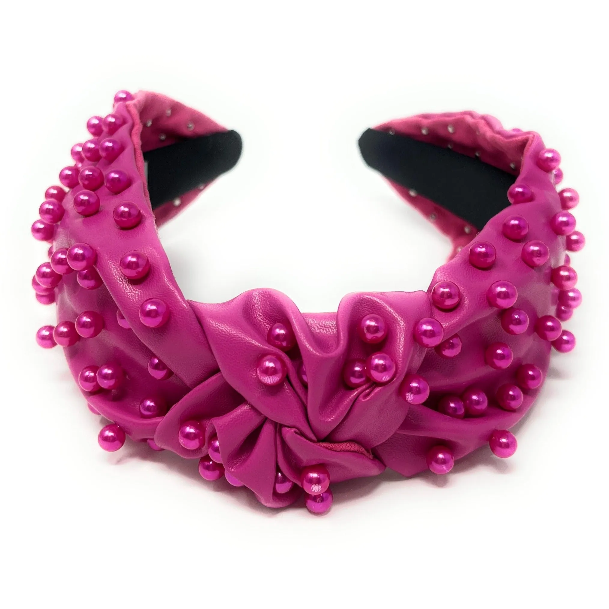 Fuchsia Pearly Knot Headband