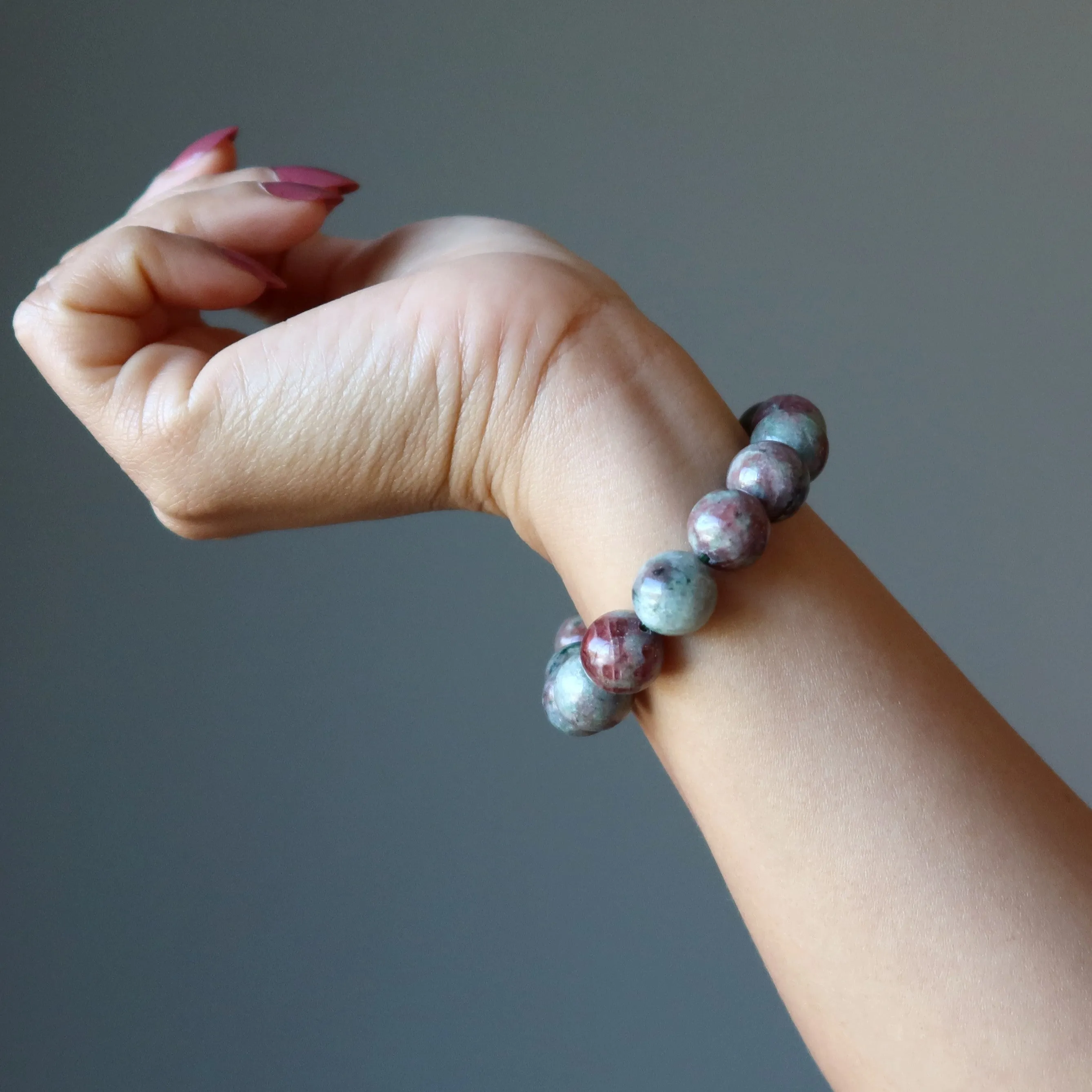 Garnet Bracelet Secrets of Ancient Far West Red Green Gems