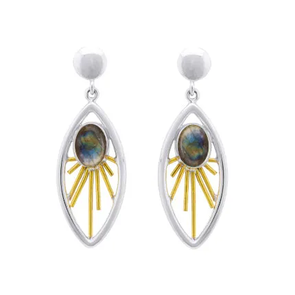 Goddess Earrings in various gemstones