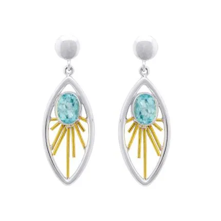 Goddess Earrings in various gemstones