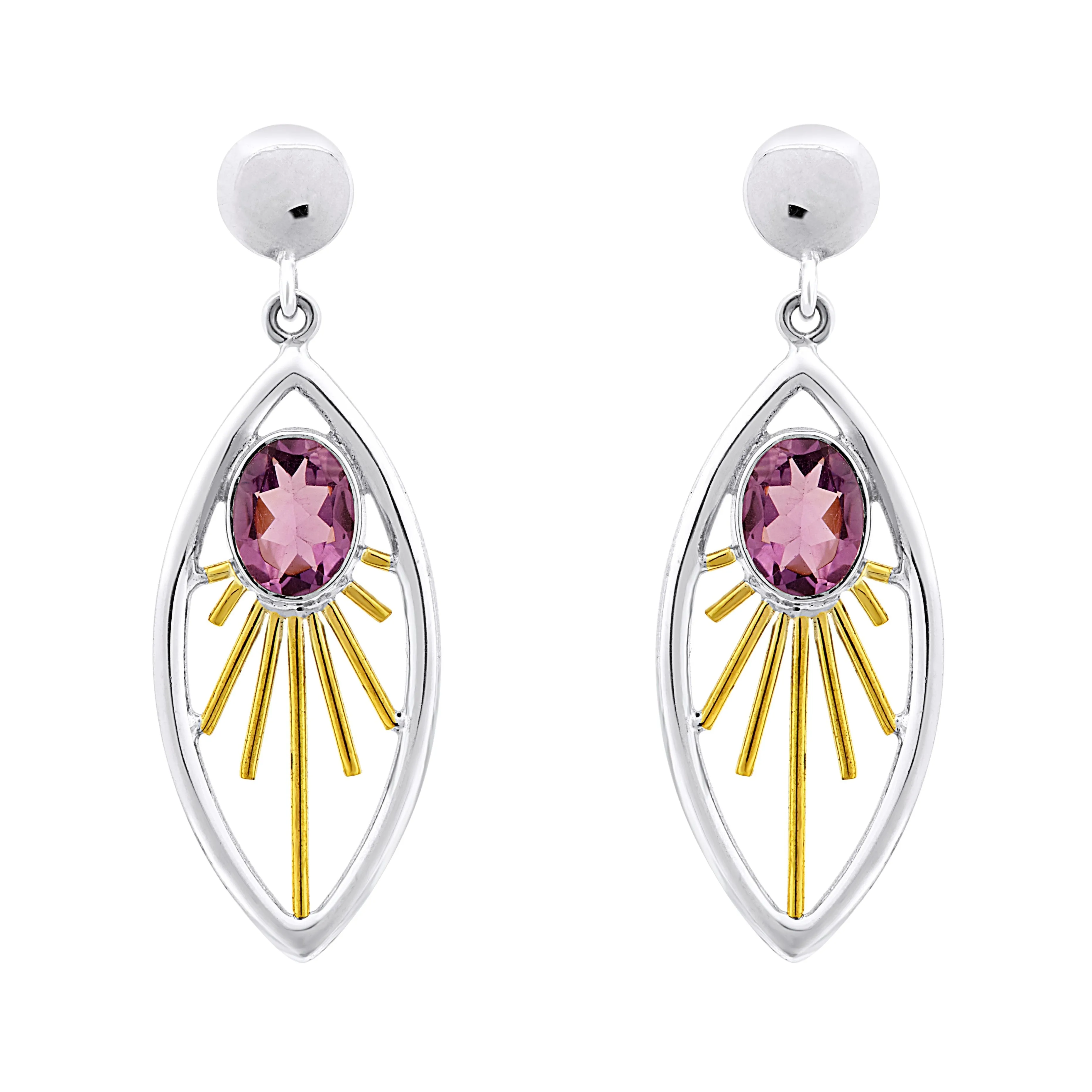 Goddess Earrings in various gemstones