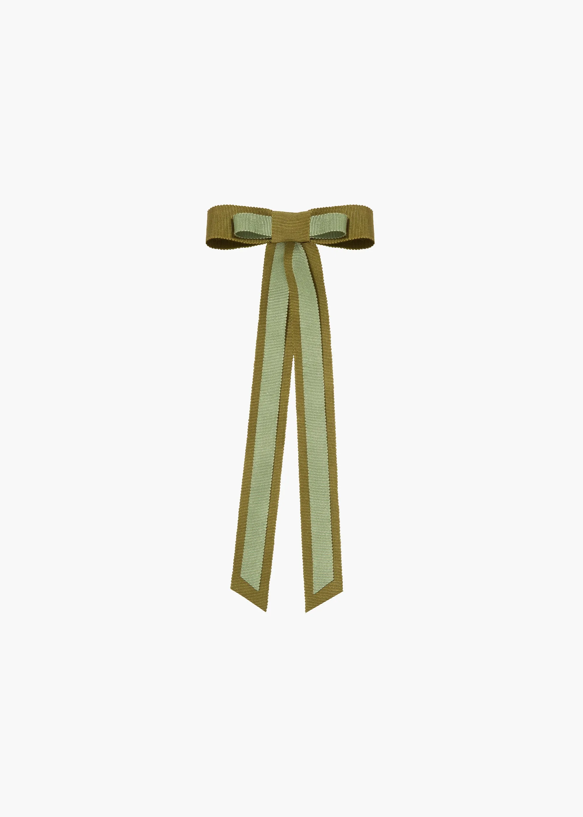 Jennifer Behr x Julia Berolzheimer Eden Bow Barrette -- Jade