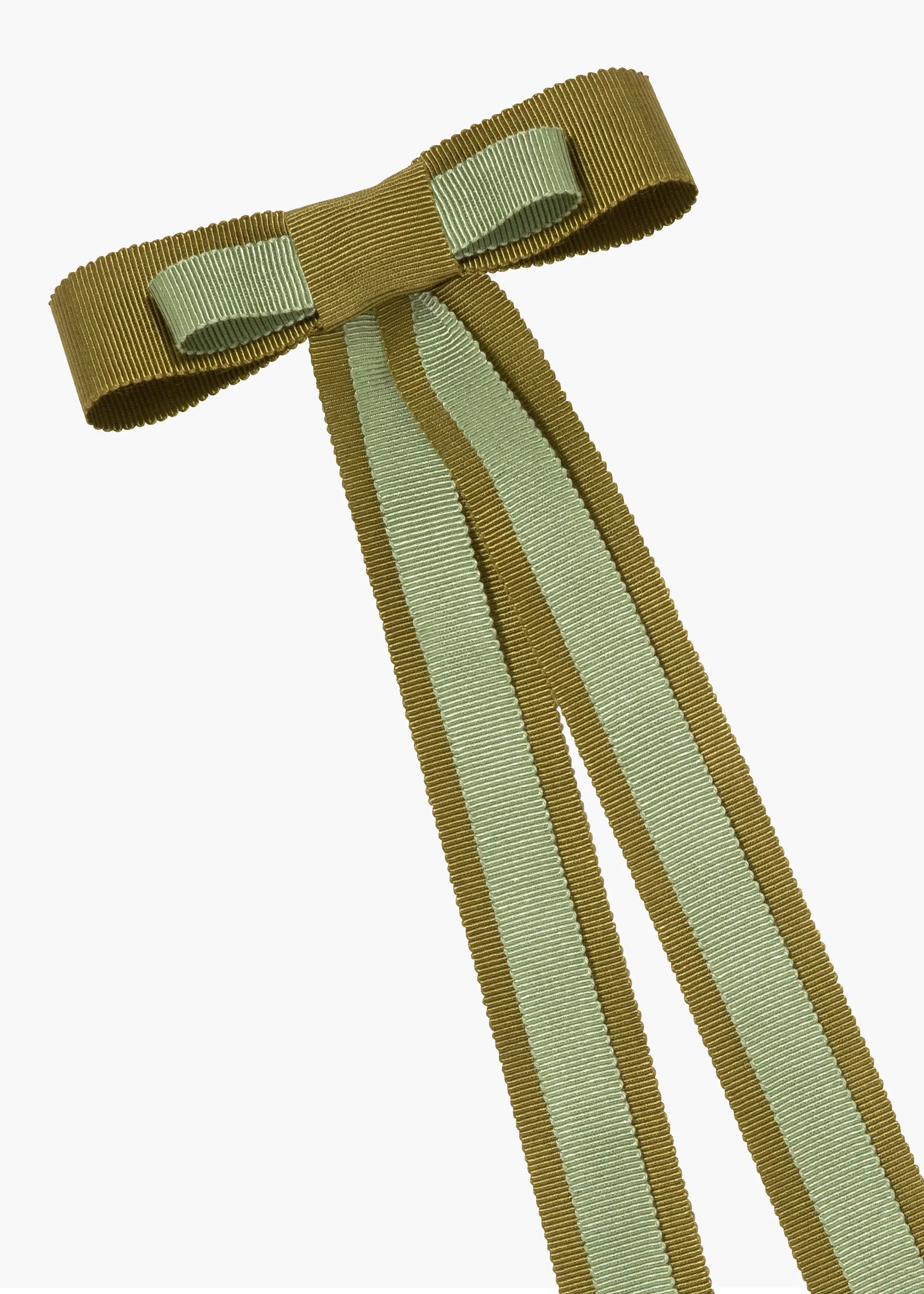 Jennifer Behr x Julia Berolzheimer Eden Bow Barrette -- Jade