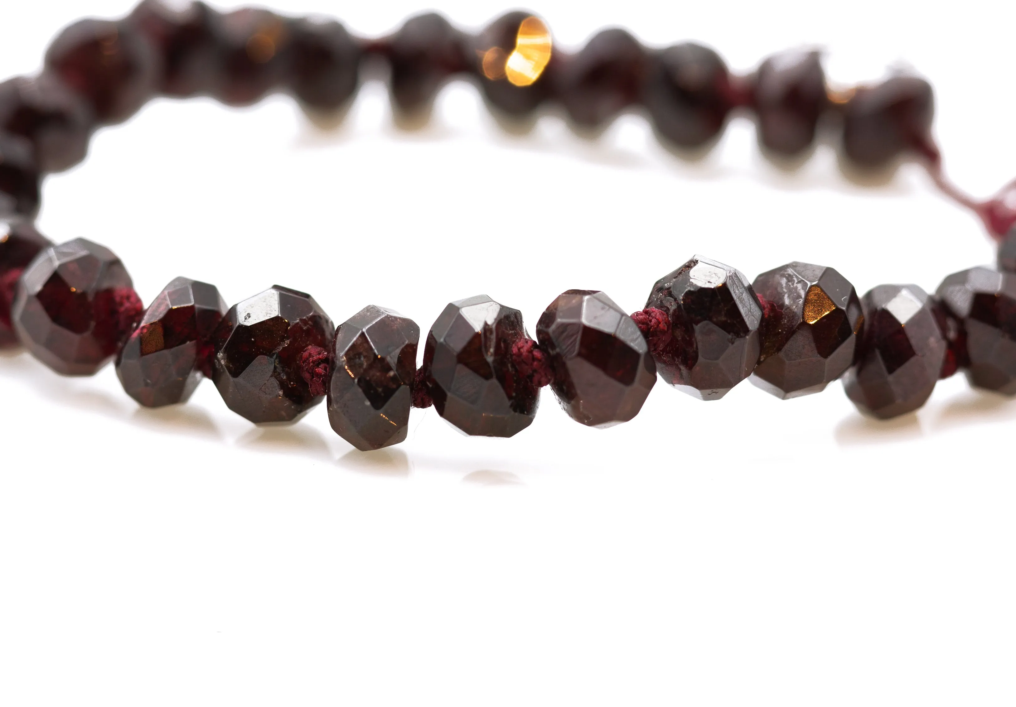 Joseph Brooks Red Garnet Bracelet