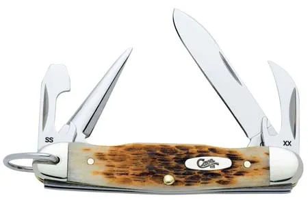 Jr. Scout Amber Bone Handle 244