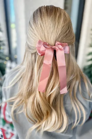 Karenda Classic Satin Hair Bow Barrette (Multi) *FINAL SALE*