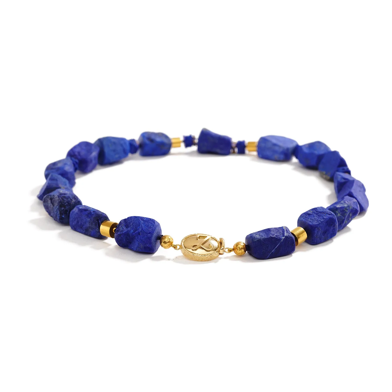 Lapis Lazuli and Sapphire Necklace