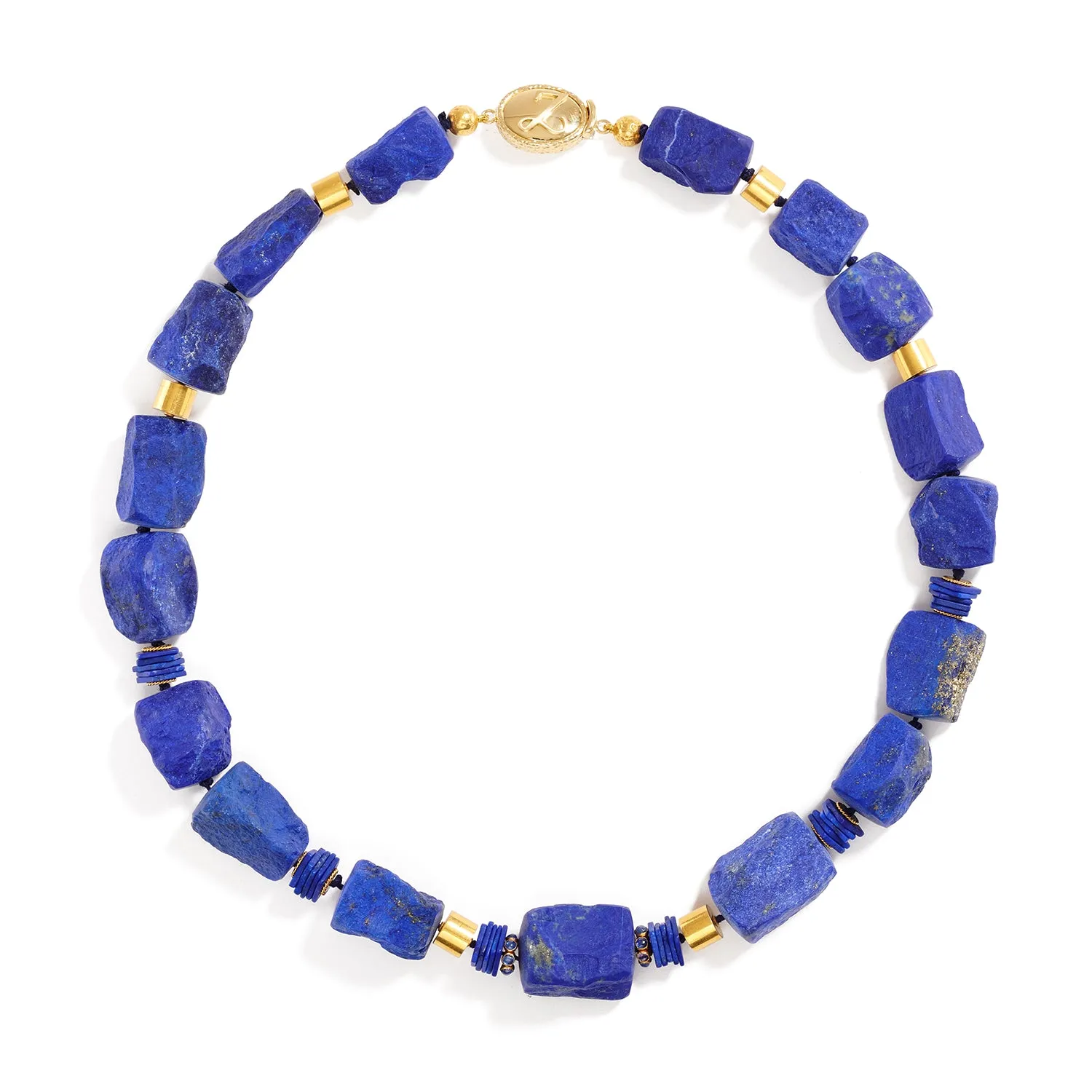 Lapis Lazuli and Sapphire Necklace