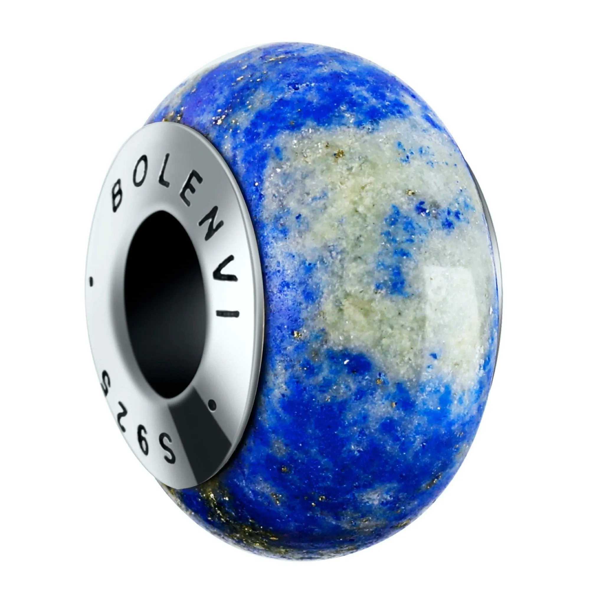 Lapis Lazuli Real Chakra Stone Bead Charm