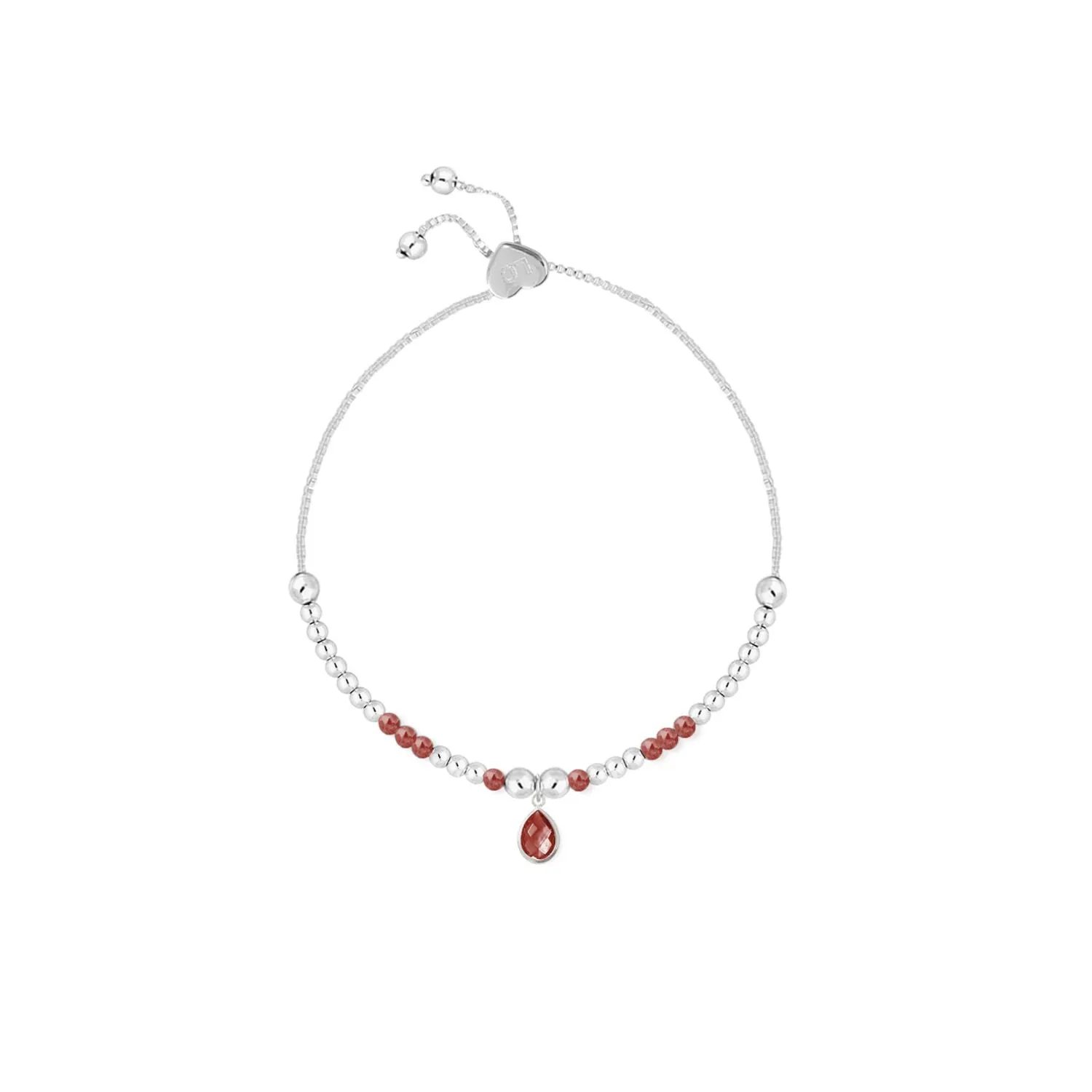 Life Charms January Birthstone Bracelet