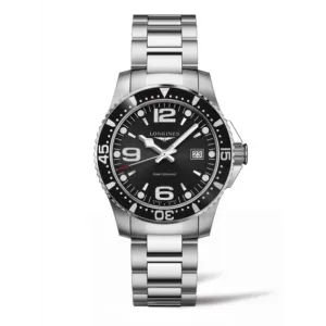 Longines HydroConquest Watch Black Dial 39mm Quartz