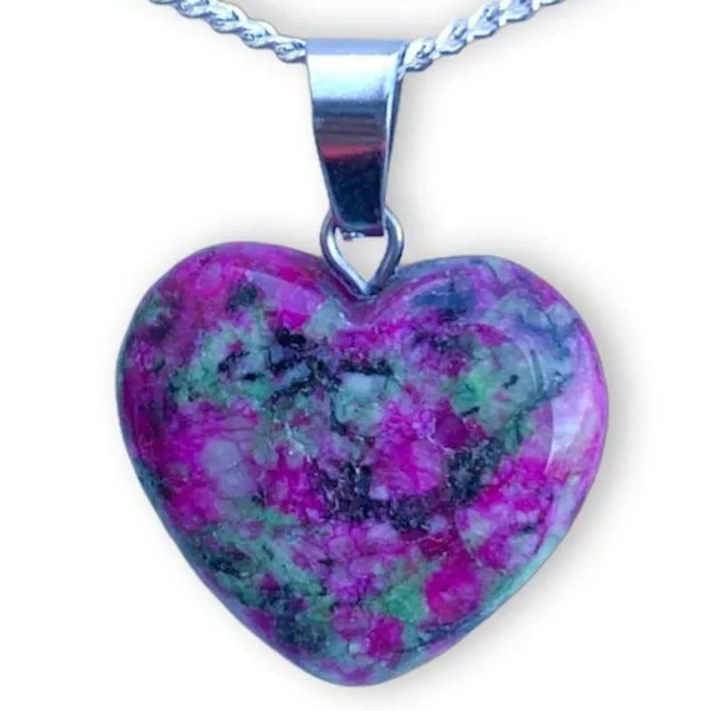 Love Heart Crystal Necklace