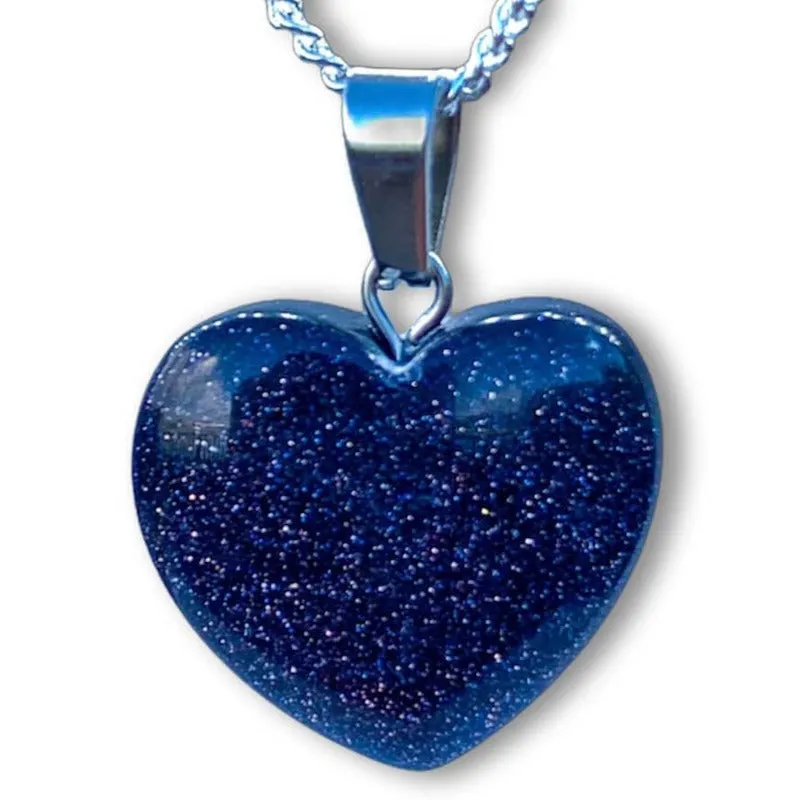 Love Heart Crystal Necklace