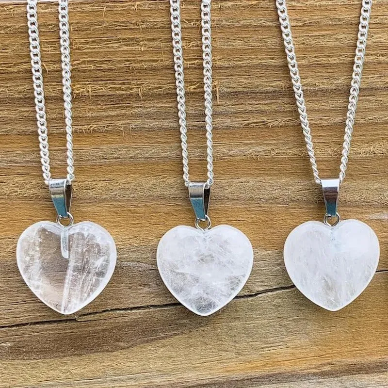 Love Heart Crystal Necklace