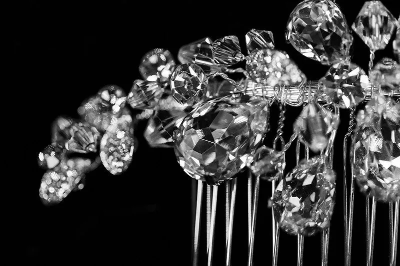 Marcela Morocco Cluster Hair Comb | Swarovski Crystal