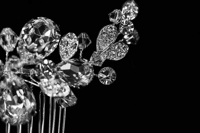 Marcela Morocco Cluster Hair Comb | Swarovski Crystal